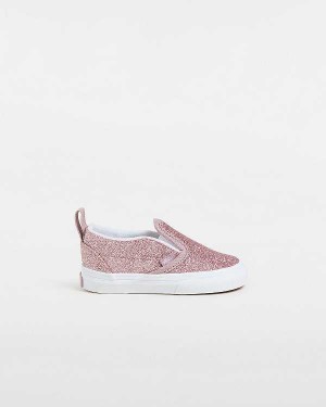 Kids' Vans Classic (1-4 Years) Slip On Shoes Pink Malaysia | VN9875216