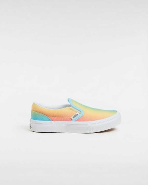 Kids' Vans Classic (4-8 Years) Slip On Shoes Multicolor Malaysia | VN7163049
