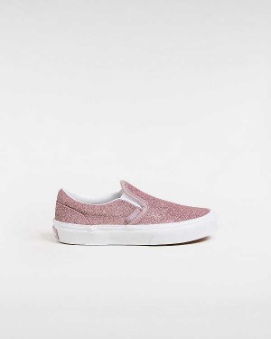 Kids' Vans Classic (4-8 Years) Slip On Shoes Pink Malaysia | VN6183724
