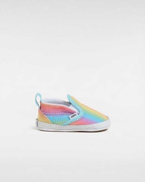 Kids' Vans Hook and loop crib (0-1 Years) Slip On Shoes Multicolor Malaysia | VN3809614