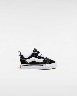 Kids' Vans Knu Skool (1-4 Years) Sneakers Black Malaysia | VN1824963