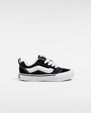 Kids' Vans Knu Skool (4-8 Years) Sneakers Black Malaysia | VN0872354