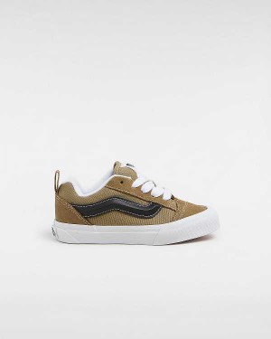 Kids' Vans Knu Skool (4-8 Years) Sneakers Green Malaysia | VN1294675