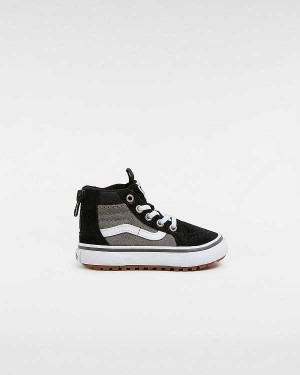 Kids' Vans MTE Sk8-Hi Zip (1-4 Years) Sneakers Black / Grey Malaysia | VN0634289