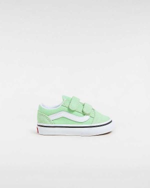 Kids' Vans Old Skool (1-4 Years) Sneakers Green Malaysia | VN4520983