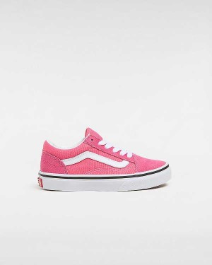 Kids' Vans Old Skool (4-8 Years) Sneakers Pink Malaysia | VN9620157