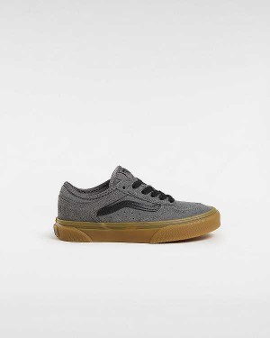 Kids' Vans Rowley Classic (4-8 years) Sneakers Grey Malaysia | VN8745210