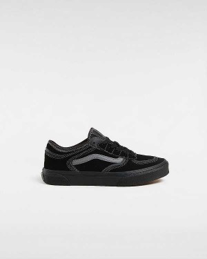 Kids' Vans Rowley Classic (8-14 Years) Sneakers Black Malaysia | VN7356481
