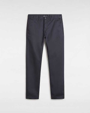 Men Vans Authentic Chino Slim Pants Grey Malaysia | VN4978306