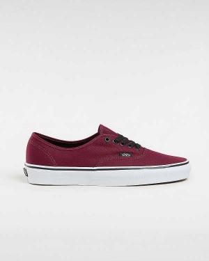 Men Vans Authentic Sneakers Burgundy Malaysia | VN3210469