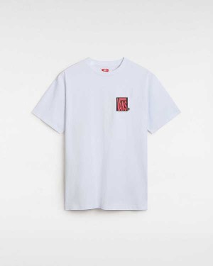 Men Vans Ave T Shirts White Malaysia | VN9780426