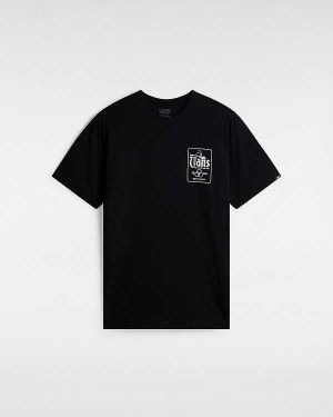 Men Vans Bucket List T Shirts Black Malaysia | VN9034761