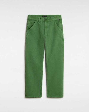Men Vans Carpenter Pants Green Malaysia | VN8045631