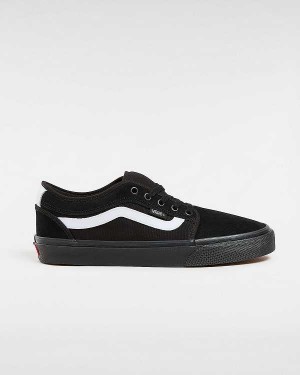 Men Vans Chukka Low Sidestripe Skate Shoes Black Malaysia | VN2135896