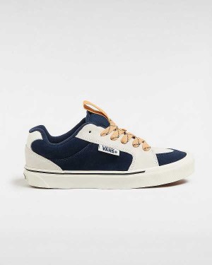 Men Vans Chukka Push Sneakers Blue / White Malaysia | VN8719026
