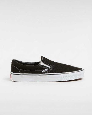 Men Vans Classic Slip On Shoes Black Malaysia | VN5429307