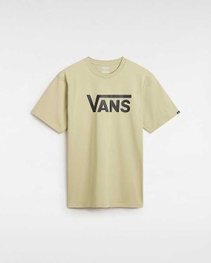 Men Vans Classic T Shirts Green Malaysia | VN9712486