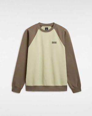 Men Vans Core Basic Raglan T Shirts Green Malaysia | VN5790186