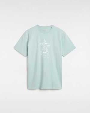 Men Vans Crazy Eddy T Shirts Blue Malaysia | VN3207681