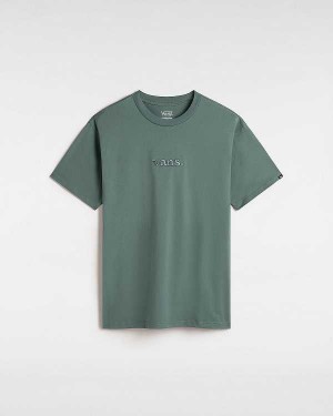 Men Vans Essential Loose T Shirts Green Malaysia | VN6792184