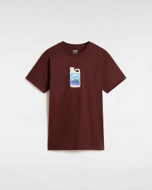 Men Vans Extra Strength T Shirts Brown Malaysia | VN5480132