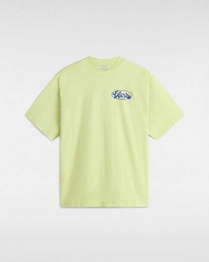 Men Vans Global Line T Shirts Yellow Malaysia | VN9436812
