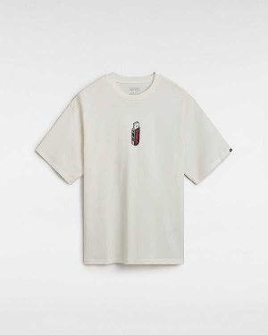 Men Vans Jump Drive T Shirts White Malaysia | VN4597283