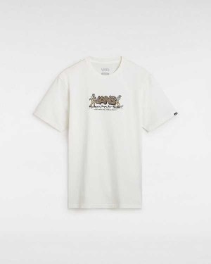 Men Vans Last Remains T Shirts White Malaysia | VN7902164