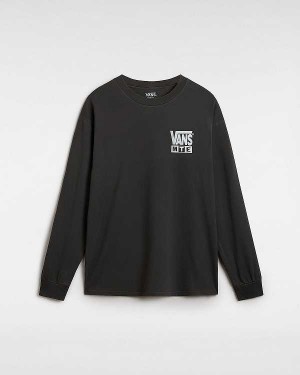 Men Vans MTE Brain Storms Study Long Sleeve T Shirts Black Malaysia | VN9145378