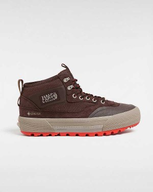 Men Vans MTE Half Cab Gore-tex Shoes Brown Malaysia | VN9023845