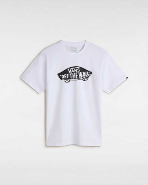 Men Vans OTW Classic Front T Shirts White Malaysia | VN3514802