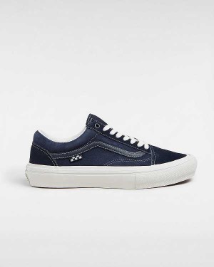Men Vans Old Skool Skate Shoes Blue Malaysia | VN5789432