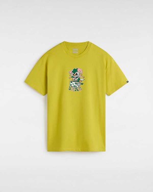 Men Vans Prankster T Shirts Yellow Malaysia | VN6890412