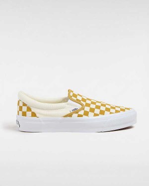 Men Vans Premium 98 Slip On Shoes Yellow Malaysia | VN9476203