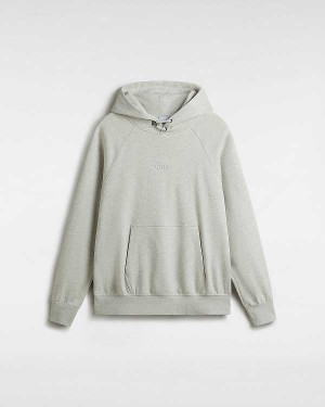 Men Vans Premium Logo Hoodie Grey Malaysia | VN9763028