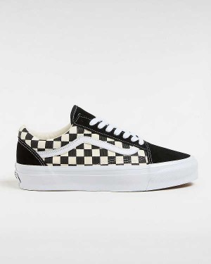 Men Vans Premium Old Skool 36 Skate Shoes Black / White Malaysia | VN0672159