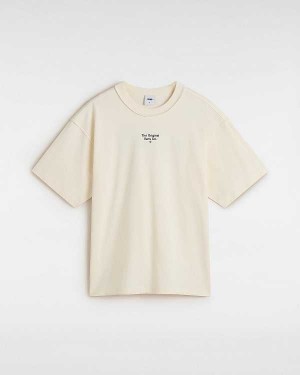 Men Vans Premium Original Salton Short Sleeve T Shirts White Malaysia | VN5094817