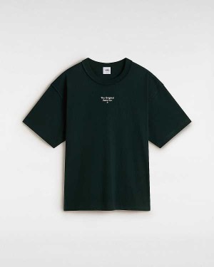 Men Vans Premium Original Salton Short Sleeve T Shirts Green Malaysia | VN3540617
