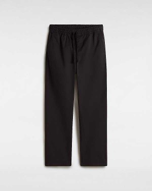 Men Vans Range Relaxed Elastic Pants Black Malaysia | VN0182679