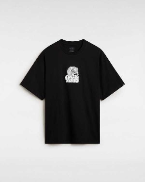 Men Vans Rattler T Shirts Black Malaysia | VN6587309