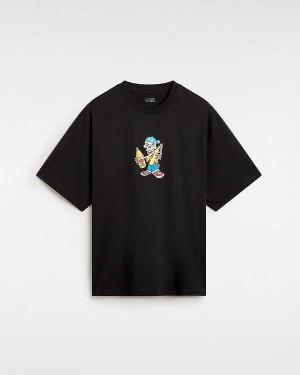 Men Vans Reggie T Shirts Black Malaysia | VN4521967
