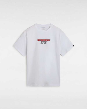 Men Vans Sakomo T Shirts White Malaysia | VN8475139