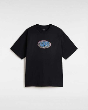 Men Vans Scribblex T Shirts Black Malaysia | VN0392841