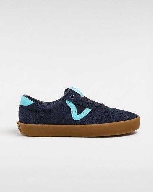 Men Vans Sport Low Sneakers Blue Malaysia | VN7634819
