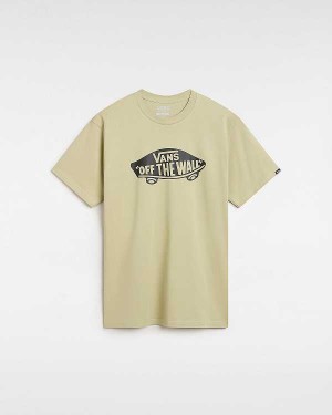 Men Vans Style 76 T Shirts Beige Malaysia | VN5178943