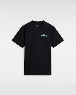 Men Vans True Waves T Shirts Black Malaysia | VN0356412