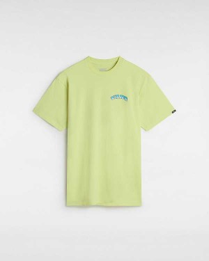 Men Vans True Waves T Shirts Yellow Malaysia | VN5496087