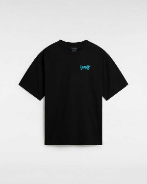 Men Vans V Hand Loose T Shirts Black Malaysia | VN6943801