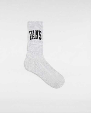 Unisex Vans Arched Crew (1 Pair) Socks Grey Malaysia | VN7632940