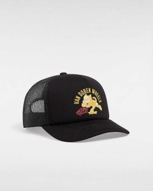 Unisex Vans GFX Curved Bill Hats Black Malaysia | VN2863041